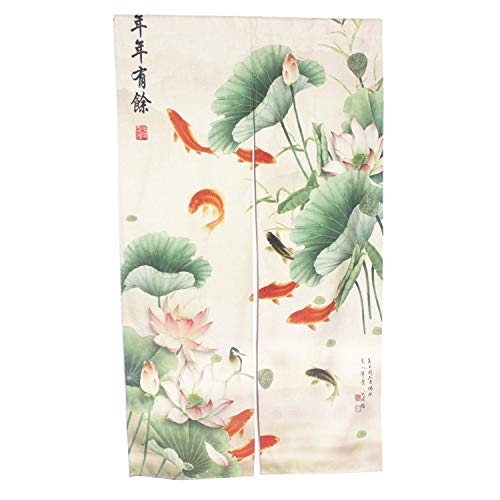 Myru Koi Fish Japanese Curtain Noren Tapestry Japanese Curtain Doorway 33.5 Inches By 59 Inches #TOP2