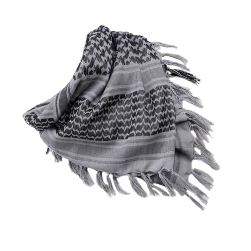 Bufanda táctica árabe de algodón de invierno con diseño cómodo unisex 3
