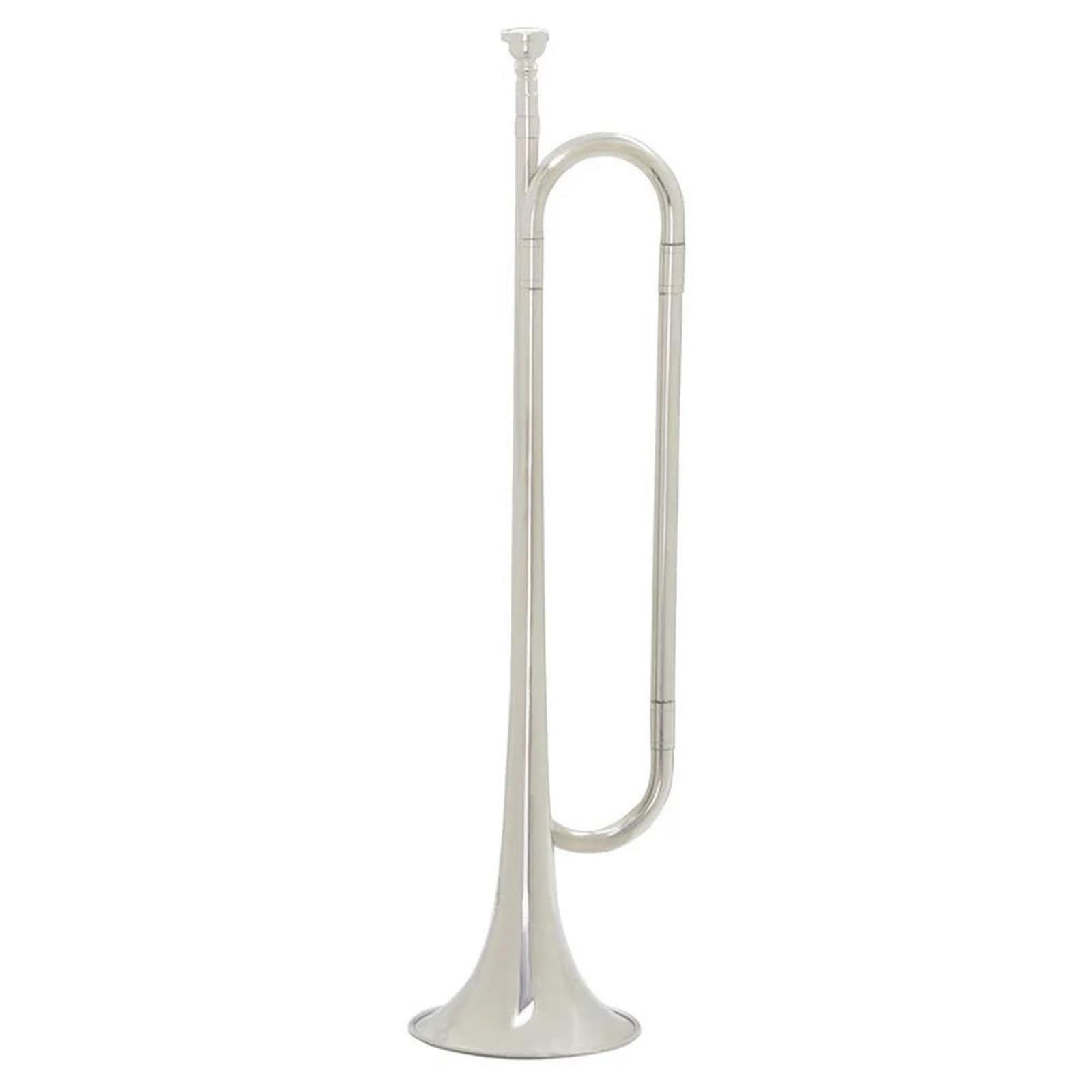 Trompeta Trompeta De Metal Instrumento De Viento Metal Profesional Instrumento Musical De Interpretación Profesional(Silver)