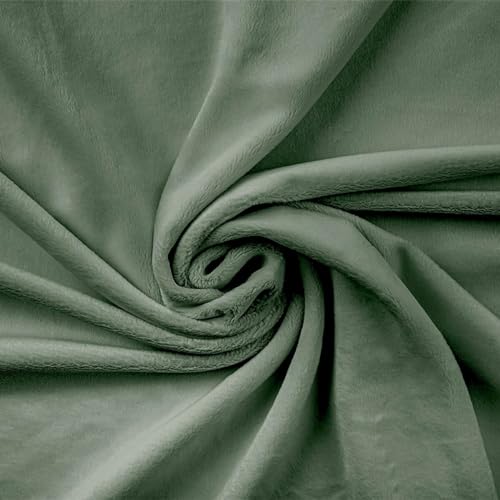 Textrend Microfaser-Plüsch - Minky-Glatter Stoff als Meterware