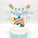 SNOWZAN Arcenciel Ballons Nuages ​​Cake Topper Arc-en-ciel Nuage Lune Étoile Ballon Gâteau Décoration Gâteau D'anniversaire Gâteau Décoration Baby Shower Gâteau Décoration Gâteau De Mariage Décoration