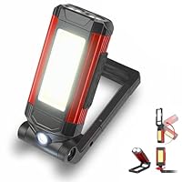 BAJIE Lampe de poche 2 modes Cob LED magnétique lampe