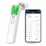 🌞【Intelligente Einstellungs- und Fieberalarmfunktion】Temporalthermometer kommt mit einem Fieberalarmsystem, zeigt grün/orange/rot an, um Fieber anzuzeigen (Grün für normales, orange für leichtes Fieber, rot für hohes Fieber). Es gibt 4 Farben, die auf dem LCD-Bildschirm für verschiedene Temperaturstufen angezeigt werden. Der Signalton kann uns daran erinnern, ob die Körpertemperatur im gesunden Bereich liegt