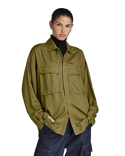 G-Star Para Mujer Camisa Loose Pocket , Verde