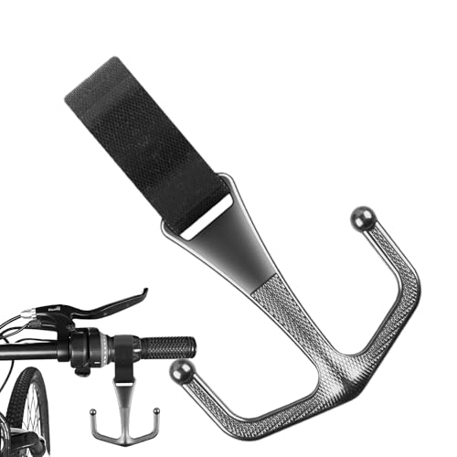 Gancho delantero para moto – Asa de aleación de aluminio, gancho montaje universal, soporte seguro antideslizante, accesorio de transporte portátil | Bolsa de scooter, bi