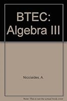 Algebra III (BTEC Series) 1872684246 Book Cover