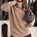 Women's Turtleneck Sweater Mini Skirt Set, 2026 Turtleneck Dresses Women, Oversized Sweaters Dress for Women (Dark Brown + Brown,3XL)