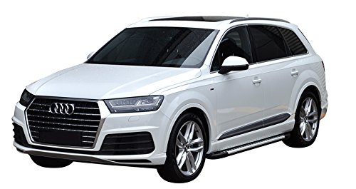 Estribos laterales alum. Romik para Audi Q7 miniatura 4