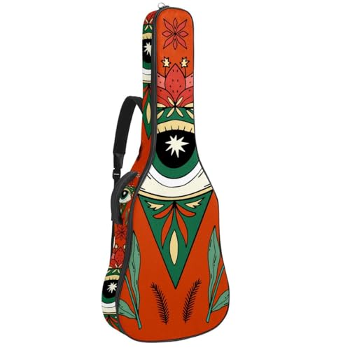 Housse de guitare en tissu Oxford épais rembourré avec boucle de suspension et sangle de cou Motif mandala Motif floral 101,6 cm, Multicolore 5., 42.9×16.9×4.7 in, Sac de transport tendance pour - Les Beatles, Paul McCartney, John Lennon, RIngo Starr, George Harrison Housse de guitare en tissu Oxford épais rembourré avec boucle de suspension et sangle de cou Motif mandala Motif floral 101,6 cm, Multicolore 5., 42.9x16.9x4.7 in, Sac de transport tendance pour