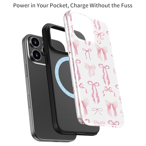 MERRO for iPhone 15 Pro Max Case,Cute Aesthetic Flower,MagSafe Compatible - image 3