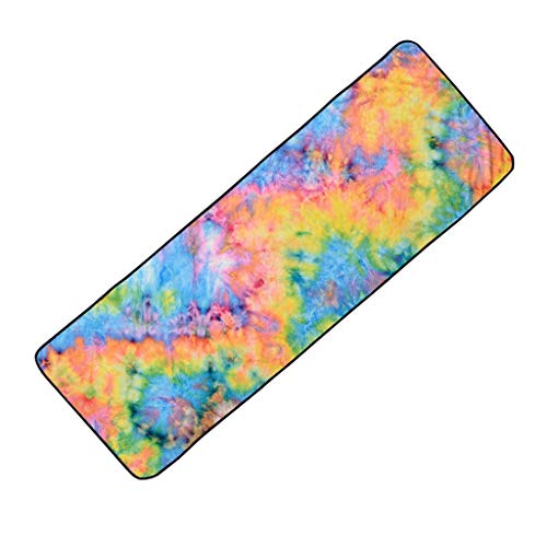 LEEDY - Manta antideslizante para yoga, color D, tamaño talla única