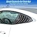 ABS Car Rear Side Window Louvers for Jaguar F-Type 2013-2024 Triangular Window Glass Blinds Auto Exterior Accessories (Carbon Fiber)