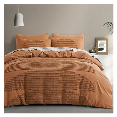 Juego de edredón King de 5 piezas Viskee con capitoné suave para ropa de cama completa 2