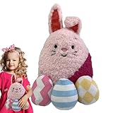 Conçu pour les câlins : Ce lapin de Pâques en peluche allie un design mignon à une texture pelucheuse pour offrir des câlins réconfortants. Il aide à créer des souvenirs joyeux, que ce soit comme compagnon de nuit ou partenaire de jeu.
