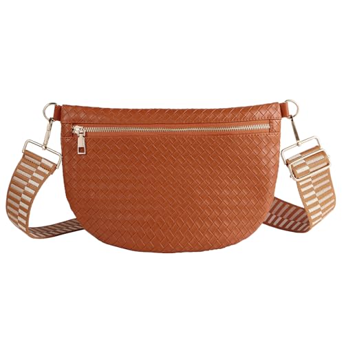 Woven Crossbody Fanny Pack for Women