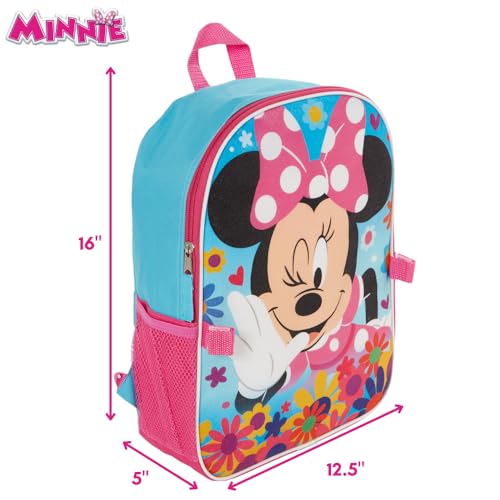 Disney Minnie Backpack for Girls with Lunch Box | Minnie Blue Backpack for School and Reusable Lunch Bag3