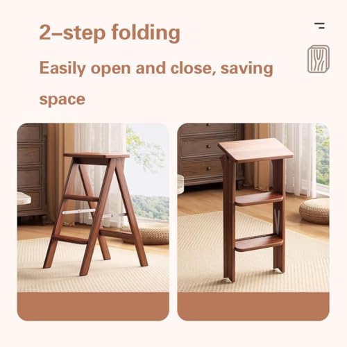 Escalera plegable ligera de 3 escalones, la solución para su cocina 5