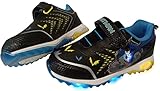 DC Comics Boy's Batman Light Up Sneaker Shoes (Black/Navy, Numeric_7)