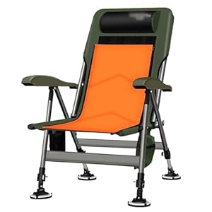 Vexdosle 6689 Leżak Wędkarski Pomarańczowy Składany