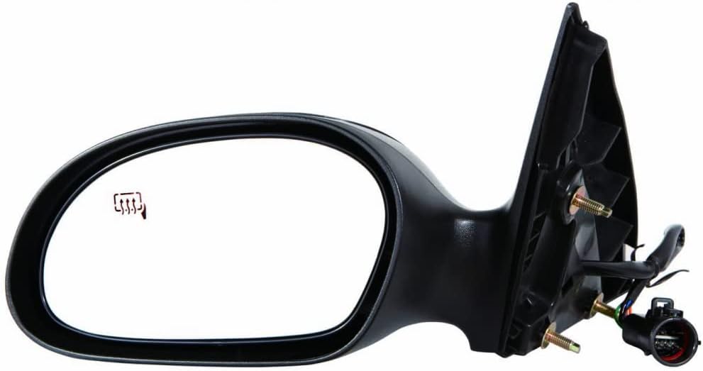 For Ford Taurus 2002 03 04 05 2006 Door Mirror Driver Side | Power | Heated | Textured | w/Puddle Light | Replacement For 6F1Z17683B, YF1Z17D743AA | FO1320297