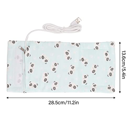 Capa Aquecedora de Leite para Viagem, Bolsa Aquecedora de Mamadeira USB de Aquecimento Rápido Múltip