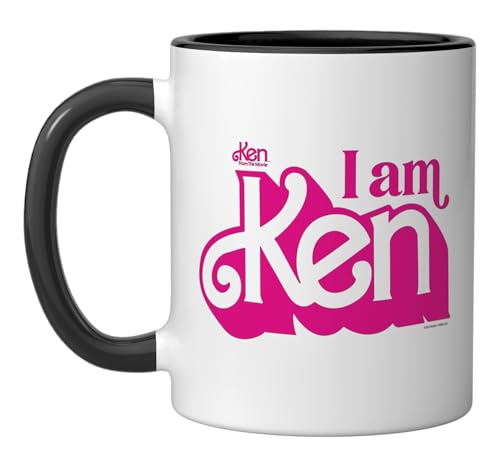 Barbie The Movie - Taza Cerámica I'm Ken Negro/Blanco miniatura 1