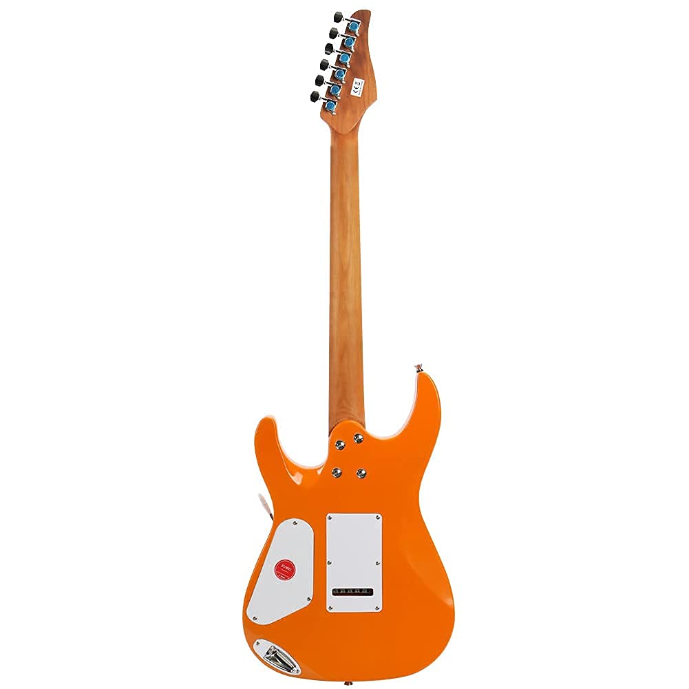 ZUWEI Electric Guitar Reverse Headstock SolidBody Electric Guitar with