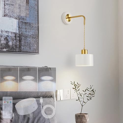 Apliques de pared E27 para iluminacion acogedora de salas de estar con USB