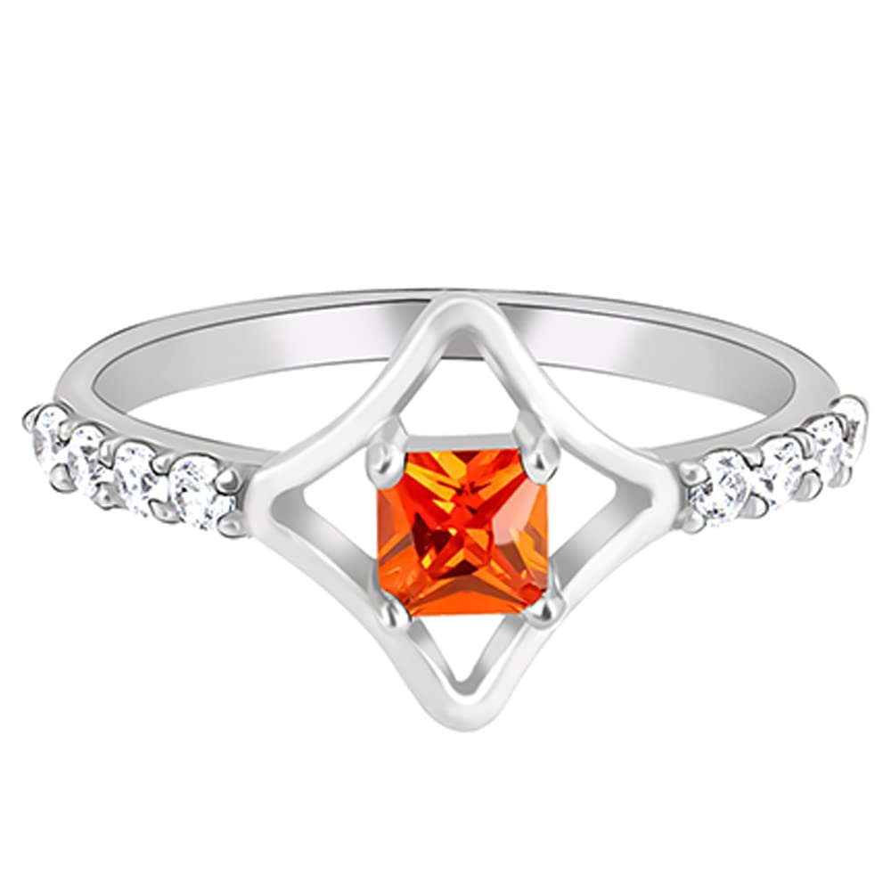 GIVA925 Silver Captivating Radiance Ring, Adjustable | Gifts for Women and Girls | With Certificate of Authenticity and 925 Stamp | 6 Months Warranty*