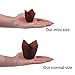 Ruisita 150 Pieces Mini Baking Cups Tulip Baking Cups Cupcake Liners Muffin Liners for Wedding, Birthday, Christmas, Baby Shower Parties (Brown, Natural, White)