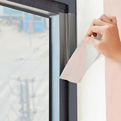 Artibetter G9W1S45357O4E0L008J11MM 2Pcs Windproof Tape Kitchen Crevice Tape Clear Tape Adhesive Window Insulation Tape Duct Tape Window Insulation Tapes Gaffer Tape Self-Adhesive Tape The Pet Bath Belt Winter thumb #3