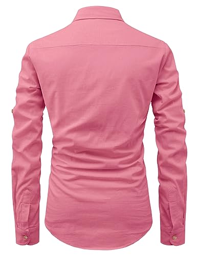 Image of Vida Loca Men Cotton Full Sleeve Casual Spread Collor Slim Fit Short Kurta for Men and Boys (Pack of 2)