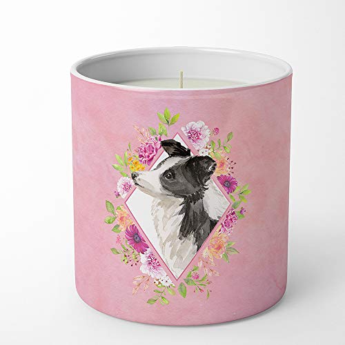 Bougie soja Border Collie Caroline's Treasures 280g décorative