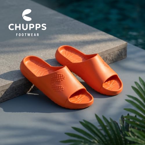 Image of CHUPPS Chupster Men's Orthopedic Slippers | Soft Cushioned Footbed | Lightweight Flip Flops | Anti-Skid Sole | Comfortable Daily Wear Chappals