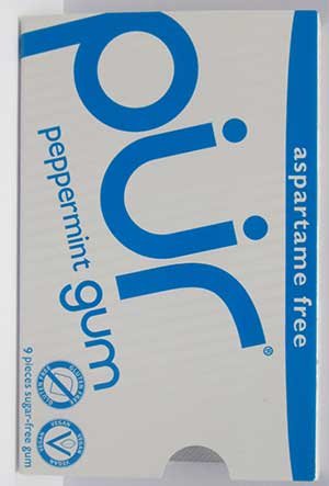 Goma de Mascar Pur Peppermint Xylitol Sin Gluten miniatura 1