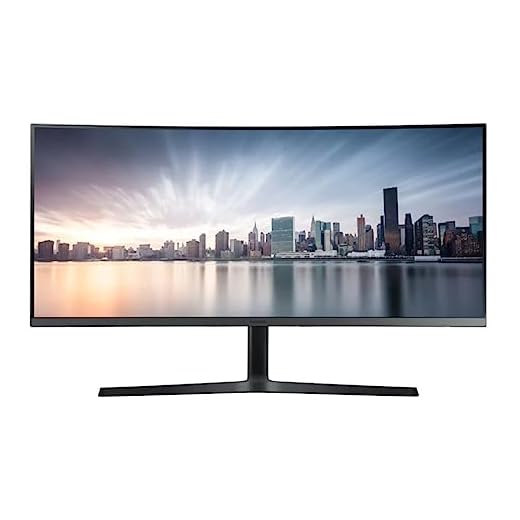 Samsung Curved Business Monitor C34H890WGR, 34 Zoll, VA-Panel, UWQHD-Auflösung, 4 ms Reaktionszeit, Krümmung 1800R, Bildwiederholrate 100 Hz, Auto Source Switch, schwarz