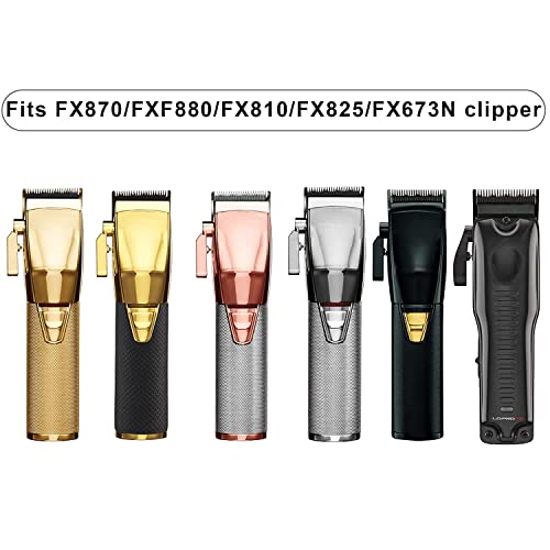 Replacement Blades for BaBylissPRO Barberology Replacement Clipper Fade Blades Compatible with FX870/FXF880/FX810/FX825/FX673N (Grey) - Image 3