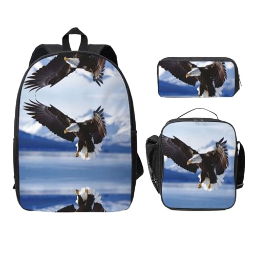 Mochila de águila de 3 piezas ideal para el colegio y actividades extraescolares