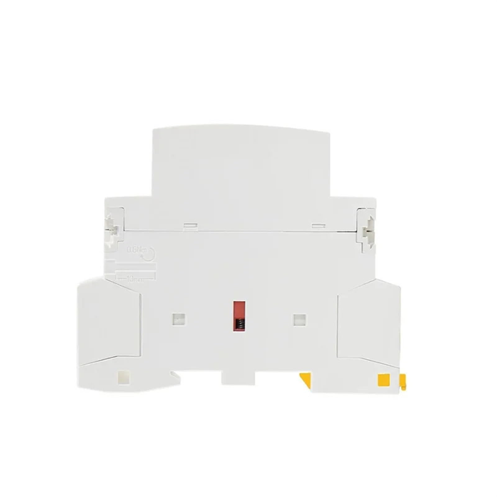 Contactor Modular HCH8-25, 4 Polos, 16 A, 20 A, 25 A, NA, NC o 2, 24 V, 110, 220, contactor automático doméstico, Tipo riel DIN, 1 Unidad(4P 25A 4NC AC230V)