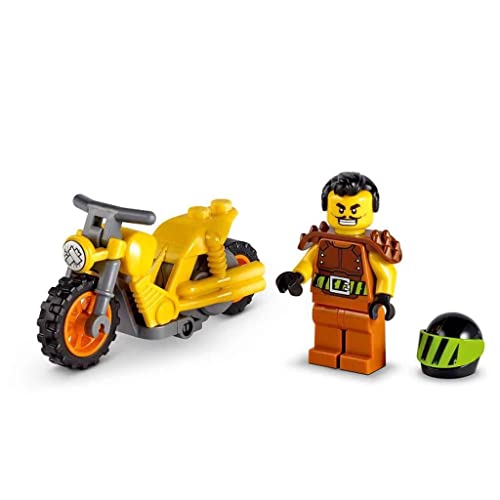 City Stuntz Stunt Bike da Demolizione con Moto Giocattolo con Meccanismo a Spinta e Minifigura Pilota Wallop, Giocattoli Bambino 5 Anni e Più, 60297 - Lego - Immagine 3