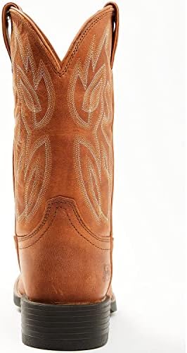 Justin Men's Rendon Sorrell Western Boot Round Toe Brown 9.5 EE | Image 4