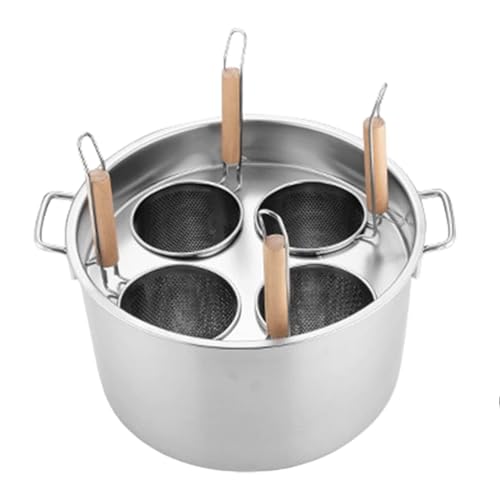 Pot à nouilles avec séparateur et passoire pour cuisson multifonction