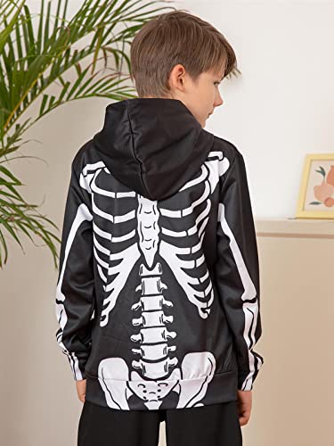 Image of Lovekider Boys Hoodies Sweatshirt Cool 3D Print Pullover with Big Pocket for Kids Fashion Warm Winter 6-16 Years