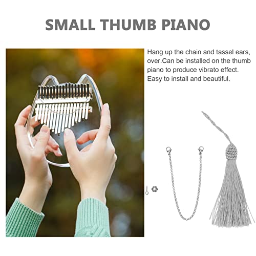 ARTIBETTER 2 Define Kalimba Piano Chain Finger Piano Pão Piano Som Performance Melhore Os Acessórios