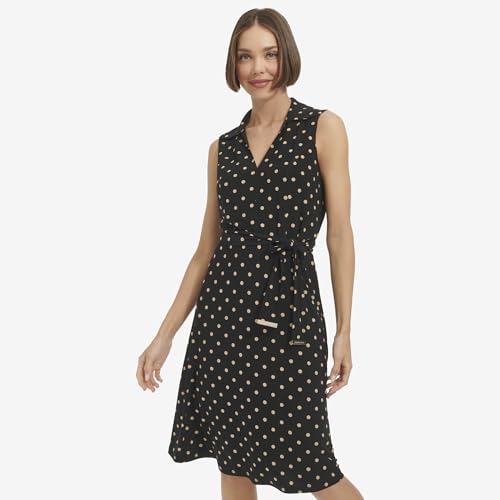 Robe confortable pour masquer les rondeurs avec col flatteur - 2