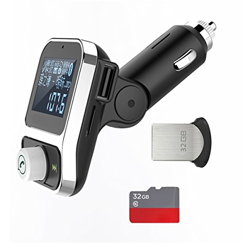 JenNiFer 4 In 1 Multifunzionale Auto MP3 Wireless Bluetooth FM Ttansmitter Caricabatteria da Auto