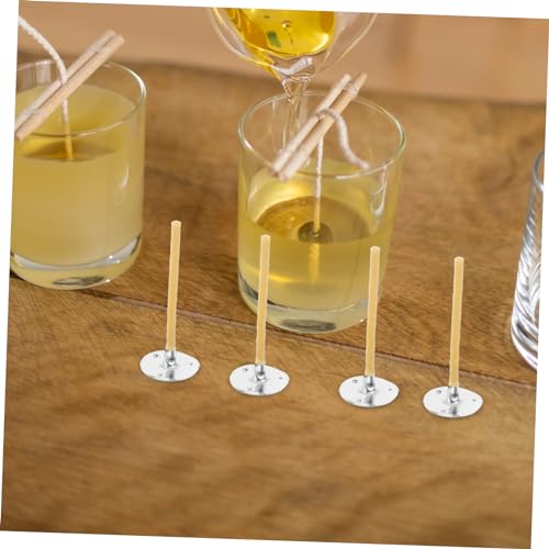 100 mechas para velas de cera de abeja trenzadas miniatura 4