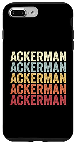 iPhone 7 Plus/8 Plus Ackerman Mississippi Ackerman MS Retro Vintage Text Case