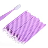 RACOONA Touch Up Paint Brushes,100PCS1.5mm Small Paint Brushes for Touch Up,Car Accessories Micro Applicator Brush,Detail Paint Brush,Disposable Micro Brush Applicators for Automotive Paint Detailing
