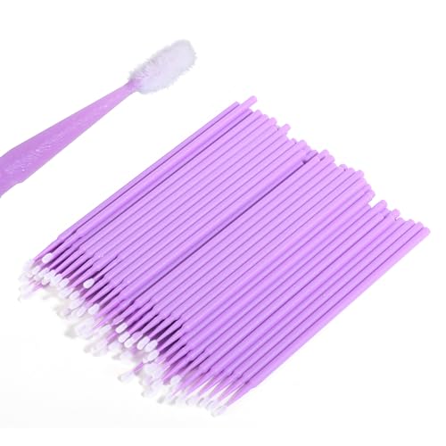 RACOONA Touch Up Paint Brushes,100PCS1.5mm Small Paint Brushes for Touch Up,Car Accessories Micro Applicator Brush,Detail Paint Brush,Disposable Micro Brush Applicators for Automotive Paint Detailing